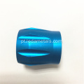 Conector de microfone azul anodizado em alumínio